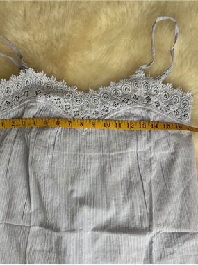 NWT Sundance LAVENDER CAMI , L,  “Lilian Tea Camisole” lace cami